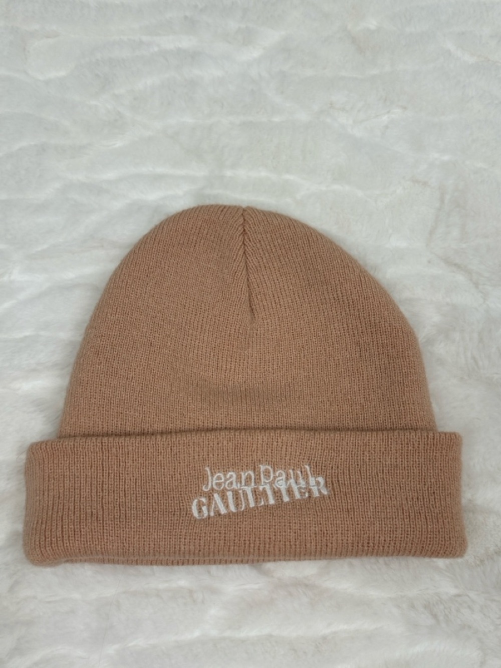 Jean Paul Gaultier Knit Peach Beanie